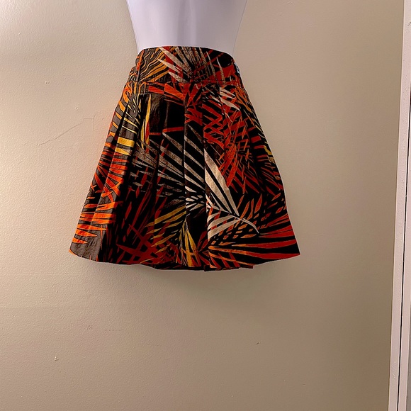💙Flare skirt- Multcolor Fall  print - Picture 1 of 8